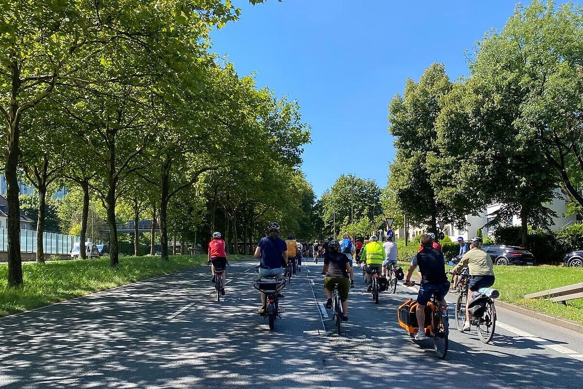 Freie Fahrt auf der Bundesstraße 1 in Dortmund